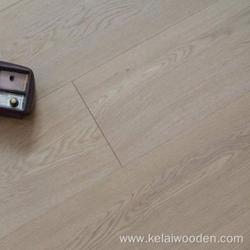 Engineered smoked oak parquet flooring